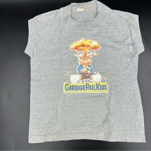 Vintage Garbage Pail Kids Muscle Shirt Youth 10-12 USA Single Stitch 80s